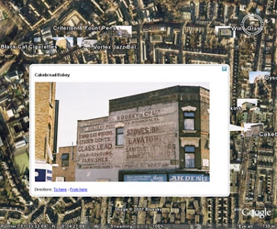 Google Earth Ghost Signs Experiment
