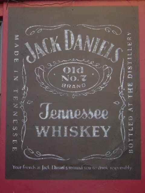 Jack Daniel's Brighton Red Close Up