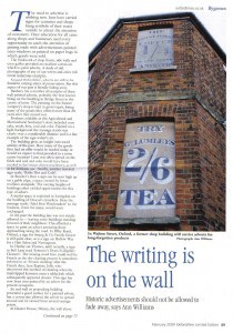 Oxford Times Ghostsigns Article Page 1