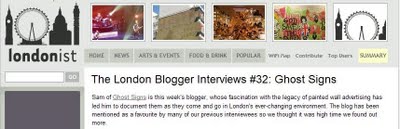 Londonist Ghostsigns Interview Screen Shot