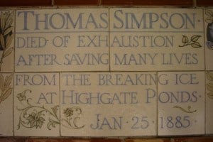 Postmans Park Thomas Simpson