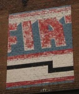 Partial Fiat ghostsign from Amsterdam