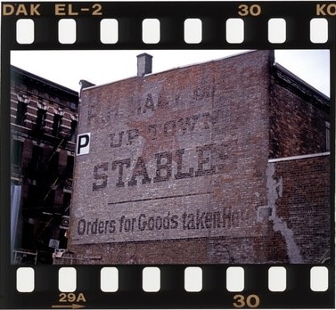 Uptown Stables Fading Ad by Frank Jump