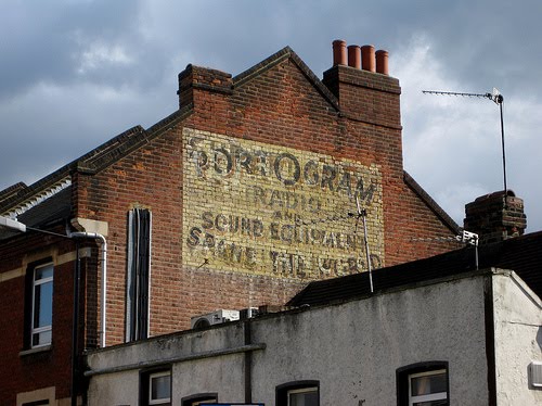 Portogram Radio ghostsign in Streatham by Ronnie Hackston