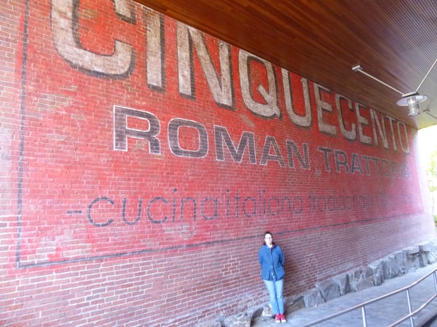 Faux ghostsign for Cinquecento cafe