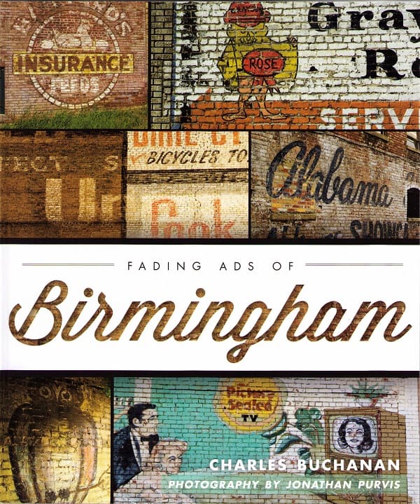 Cover of Fading Ads of Birmingham book by Charles Buchanan and Jonathan Purvis