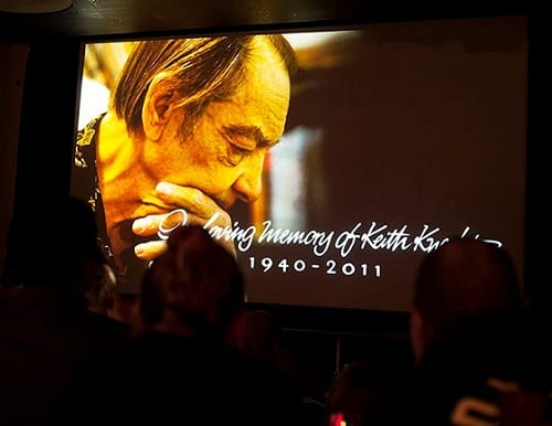 In memory of Keith Knecht, a true star of the film (Photo: AJ Levy, www.ajlevy.co.uk)