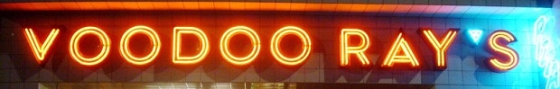 Neon lighting for Voodoo Ray's