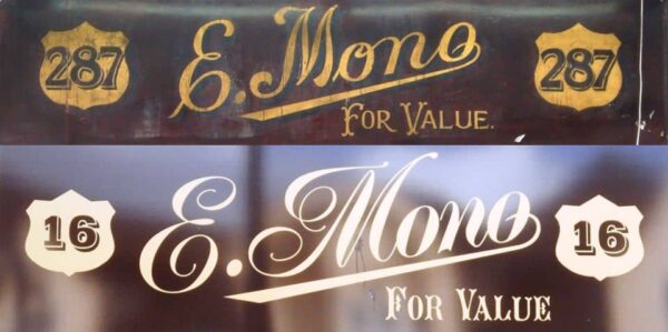 Two signs for E.Mono