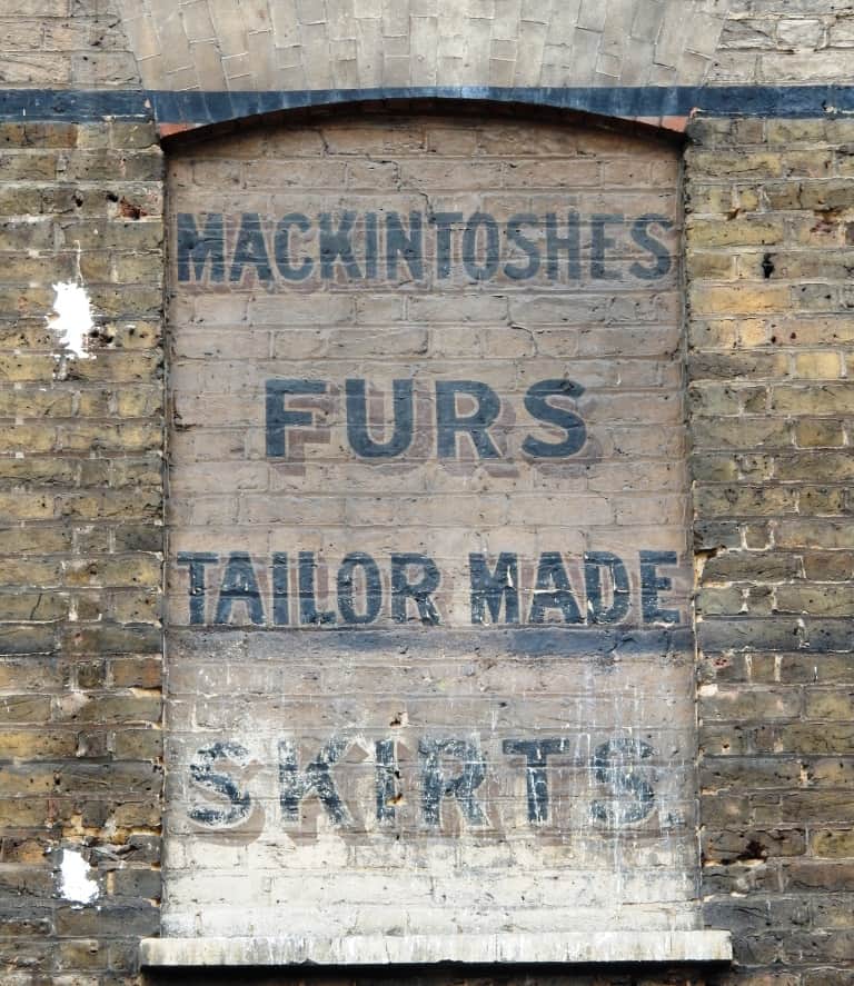 Mackintoshes, Furs, Tailor Made Skirts