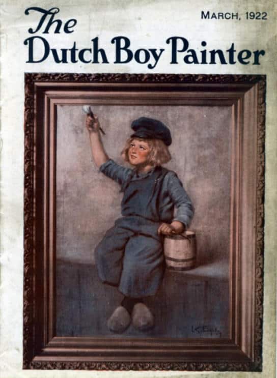 Dutch Boy Painter, painting by Lawrence C. Earle for National Lead Company