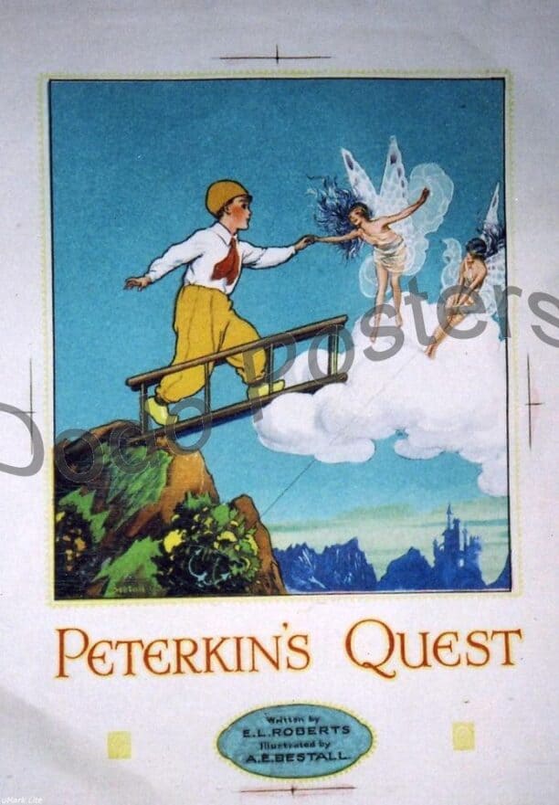 Poster for Peterkin's Quest book by E.L. Roberts.