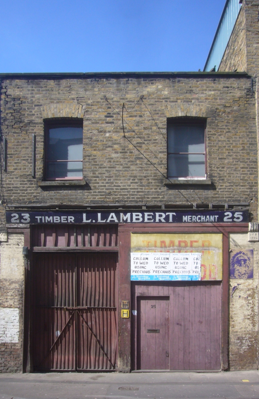 Two-storey warehouse building, formerly home of L. Lambert, Timber Merchant.