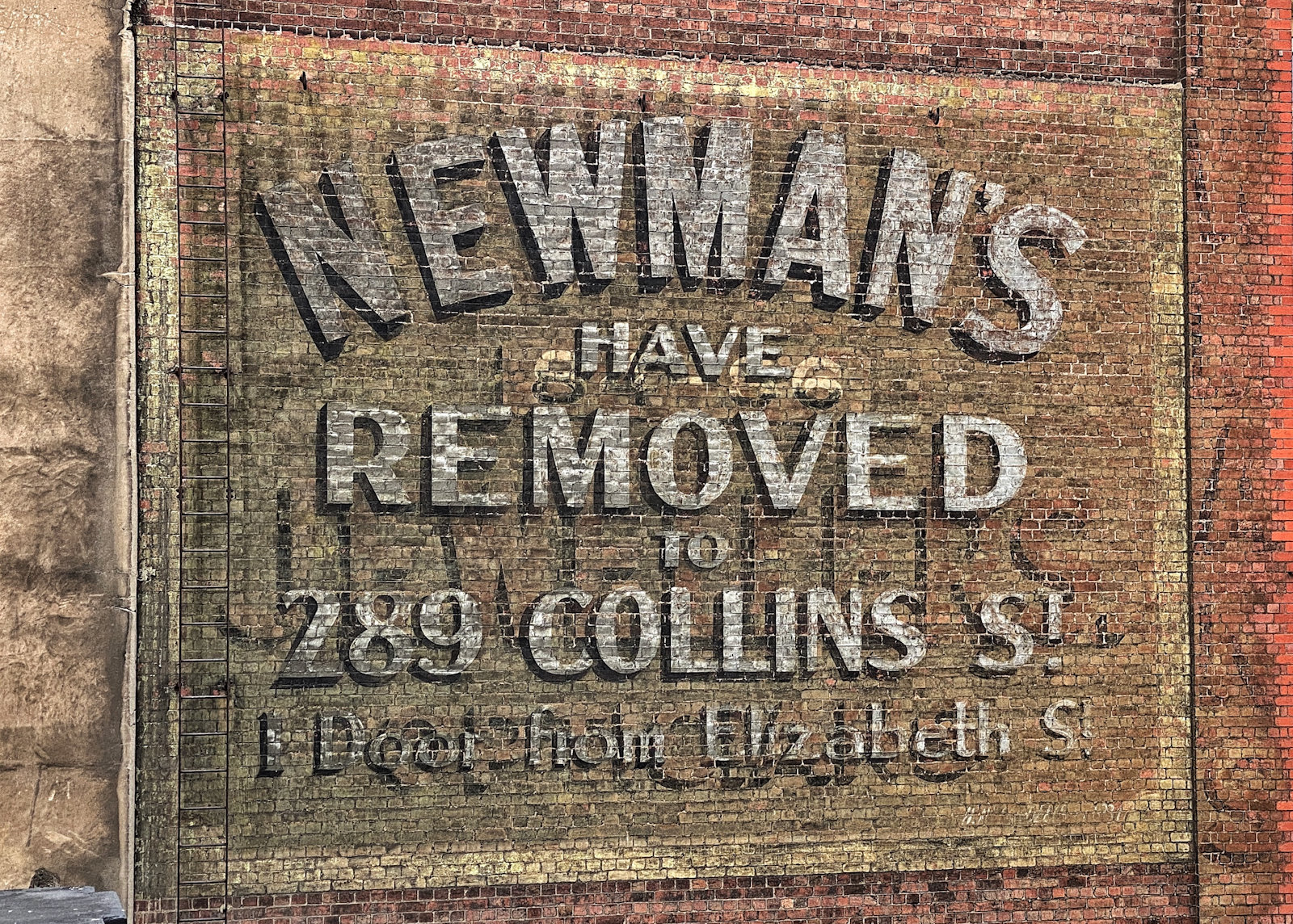 H. Newman & Sons (Have Removed), Melbourne | Ghostsigns